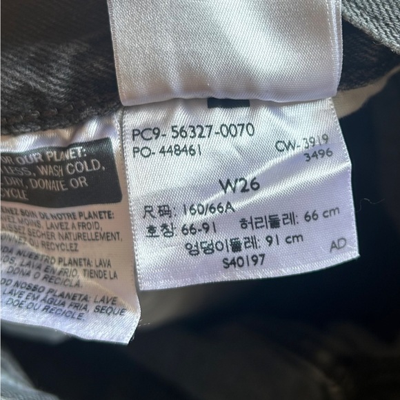 Levi’s 501® ORIGINAL FIT HIGH RISE SHORTS Denim Jean Casual Summer 26 - Picture 5 of 12